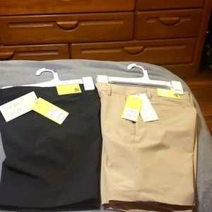 2 pair Boys golf shorts Size 8